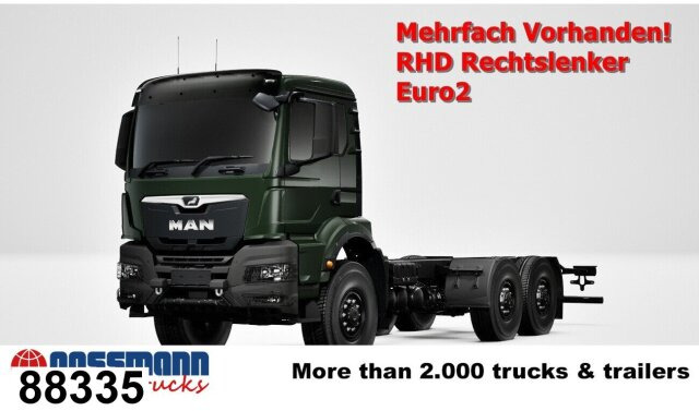 MAN TGS 33.440 6x6 BB CH RHD, Euro2, Rechtslenker, - Φορτηγό σασί: φωτογραφία 1 MAN TGS 33.440 6x6 BB CH RHD, Euro2, Rechtslenker, - Φορτηγό σασί: φωτογραφία 1