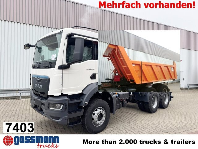 MAN TGS 33.440 BB 6x4, Stahlmulde 12-16m³ - Ανατρεπόμενο όχημα: φωτογραφία 1 MAN TGS 33.440 BB 6x4, Stahlmulde 12-16m³ - Ανατρεπόμενο όχημα: φωτογραφία 1
