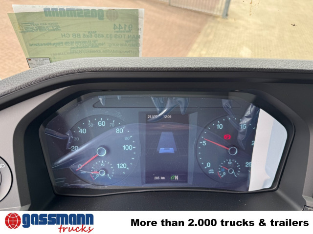 MAN TGS 33.480 6x6 BB CH, Hohe Bauart, Nebenantrieb - Φορτηγό σασί: φωτογραφία 3 MAN TGS 33.480 6x6 BB CH, Hohe Bauart, Nebenantrieb - Φορτηγό σασί: φωτογραφία 3
