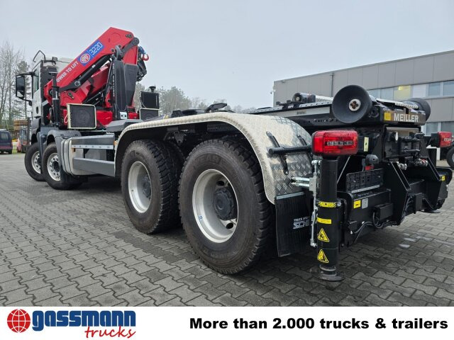 MAN TGS 35.480 8X4 BL, Intarder, Kran HMF 3220-K6, - Φορτηγό φόρτωσης γάντζου, Φορτηγό με γερανό: φωτογραφία 5 MAN TGS 35.480 8X4 BL, Intarder, Kran HMF 3220-K6, - Φορτηγό φόρτωσης γάντζου, Φορτηγό με γερανό: φωτογραφία 5