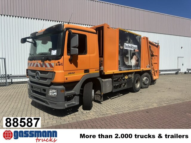 Mercedes-Benz Actros 2532/41 L 6x2, EEV, Lenkachse, Haller X2C - Απορριμματοφόρο: φωτογραφία 1 Mercedes-Benz Actros 2532/41 L 6x2, EEV, Lenkachse, Haller X2C - Απορριμματοφόρο: φωτογραφία 1