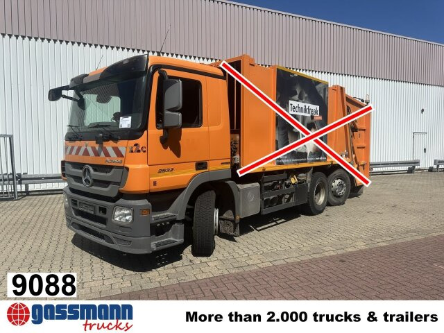 Mercedes-Benz Actros 2532/41 L 6x2, EEV, Lenkachse - Φορτηγό σασί: φωτογραφία 1 Mercedes-Benz Actros 2532/41 L 6x2, EEV, Lenkachse - Φορτηγό σασί: φωτογραφία 1
