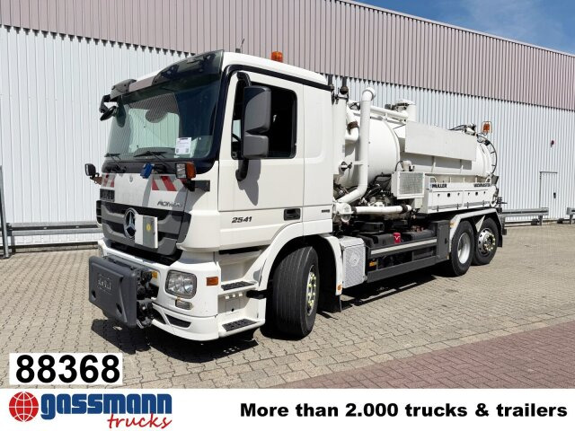 Mercedes-Benz Actros 2541 L 6x2, Müller Saug-/Spülwagen ca. - Σάρωθρο δρόμων: φωτογραφία 1 Mercedes-Benz Actros 2541 L 6x2, Müller Saug-/Spülwagen ca. - Σάρωθρο δρόμων: φωτογραφία 1