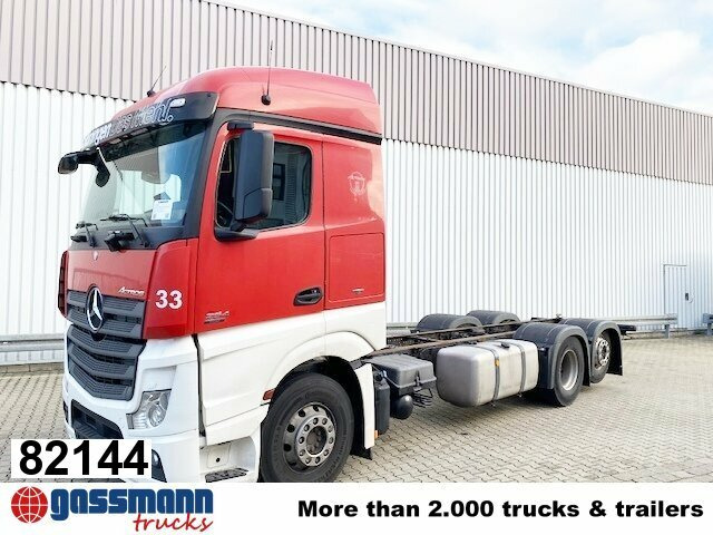 Mercedes-Benz Actros 2545 L 6x2, StreamSpace, Liftachse, - Φορτηγό σασί: φωτογραφία 1 Mercedes-Benz Actros 2545 L 6x2, StreamSpace, Liftachse, - Φορτηγό σασί: φωτογραφία 1