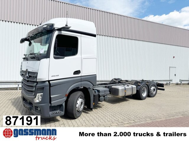 Mercedes-Benz Actros 2548 L 6x2, Retarder, Lenk-/Liftachse, - Φορτηγό σασί: φωτογραφία 1 Mercedes-Benz Actros 2548 L 6x2, Retarder, Lenk-/Liftachse, - Φορτηγό σασί: φωτογραφία 1
