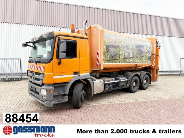 Mercedes-Benz Actros 2641/48 L 6x4, Seilabroller, Haller - Απορριμματοφόρο: φωτογραφία 1 Mercedes-Benz Actros 2641/48 L 6x4, Seilabroller, Haller - Απορριμματοφόρο: φωτογραφία 1