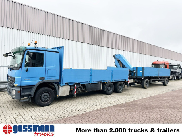 Mercedes-Benz Actros 2741 L 6x4, Twist-Lock ausz. auf 3m, - Φορτηγό με ανοιχτή καρότσα, Φορτηγό με γερανό: φωτογραφία 5 Mercedes-Benz Actros 2741 L 6x4, Twist-Lock ausz. auf 3m, - Φορτηγό με ανοιχτή καρότσα, Φορτηγό με γερανό: φωτογραφία 5