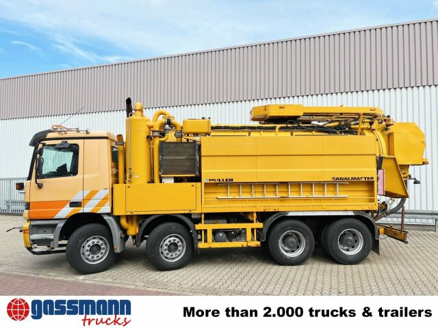 Mercedes-Benz Actros 3243 K 8x4/4, Müller Saug- und - Σάρωθρο δρόμων: φωτογραφία 3 Mercedes-Benz Actros 3243 K 8x4/4, Müller Saug- und - Σάρωθρο δρόμων: φωτογραφία 3