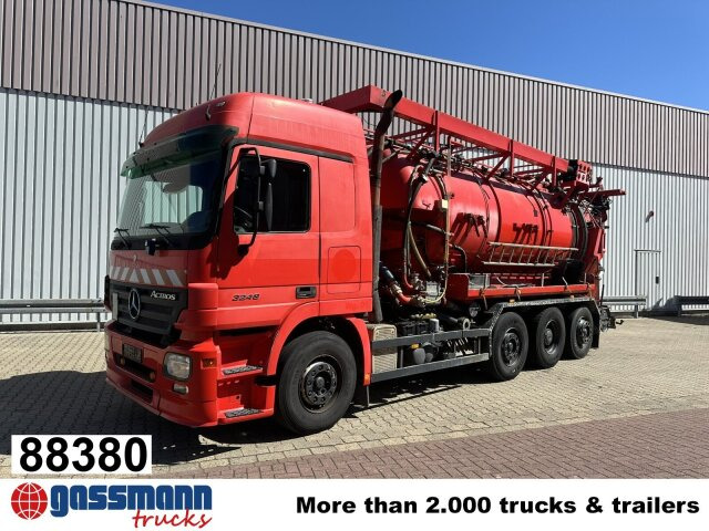 Mercedes-Benz Actros 3246 L 8x2, Hellmers Saug- und Spülwagen - Σάρωθρο δρόμων: φωτογραφία 1 Mercedes-Benz Actros 3246 L 8x2, Hellmers Saug- und Spülwagen - Σάρωθρο δρόμων: φωτογραφία 1