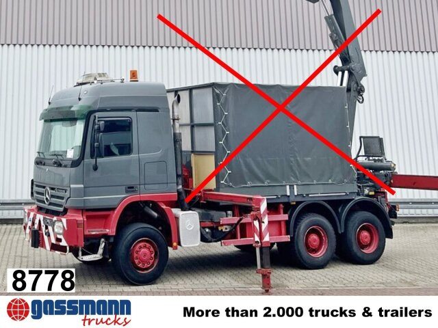 Mercedes-Benz Actros 3346 AK 6x6 - Φορτηγό σασί: φωτογραφία 1 Mercedes-Benz Actros 3346 AK 6x6 - Φορτηγό σασί: φωτογραφία 1