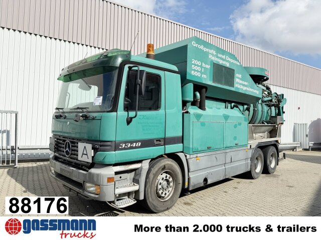 Mercedes-Benz Actros 3348 6x4, V8, Kroll Saug-/Spülwagen ca. - Σάρωθρο δρόμων: φωτογραφία 1 Mercedes-Benz Actros 3348 6x4, V8, Kroll Saug-/Spülwagen ca. - Σάρωθρο δρόμων: φωτογραφία 1