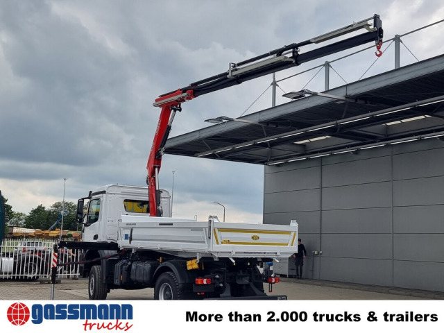 Mercedes-Benz Arocs 1832 AK 4x4, MultimediaCockpit, Navi, Kran - Φορτηγό ανατρεπόμενο, Φορτηγό με γερανό: φωτογραφία 2 Mercedes-Benz Arocs 1832 AK 4x4, MultimediaCockpit, Navi, Kran - Φορτηγό ανατρεπόμενο, Φορτηγό με γερανό: φωτογραφία 2