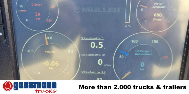 Mercedes-Benz Arocs 1843 L 4x2, Müller Canalmaster ca. 8m³, - Σάρωθρο δρόμων: φωτογραφία 2 Mercedes-Benz Arocs 1843 L 4x2, Müller Canalmaster ca. 8m³, - Σάρωθρο δρόμων: φωτογραφία 2