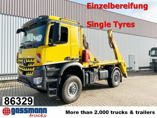 Mercedes-Benz Arocs 2045 AK 4x4, GROUNDER, Funk - Φορτηγό καδοφόρος φορτωτής: φωτογραφία 1 Mercedes-Benz Arocs 2045 AK 4x4, GROUNDER, Funk - Φορτηγό καδοφόρος φορτωτής: φωτογραφία 1