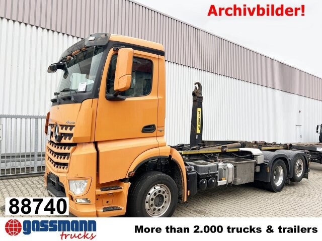 Mercedes-Benz Arocs 2552 L 6x2, Lenk-/Liftachse - Φορτηγό φόρτωσης γάντζου: φωτογραφία 1 Mercedes-Benz Arocs 2552 L 6x2, Lenk-/Liftachse - Φορτηγό φόρτωσης γάντζου: φωτογραφία 1