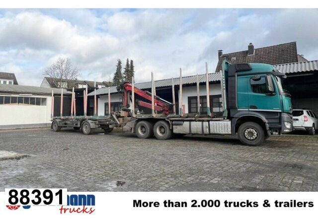 Mercedes-Benz Arocs 2651 L 6x4, Retarder, StreamSpace, - Φορτηγό ξυλείας, Φορτηγό με γερανό: φωτογραφία 1 Mercedes-Benz Arocs 2651 L 6x4, Retarder, StreamSpace, - Φορτηγό ξυλείας, Φορτηγό με γερανό: φωτογραφία 1