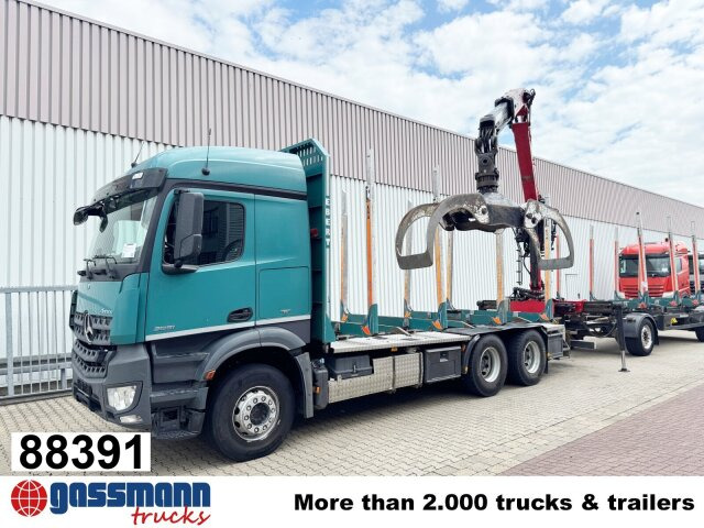 Mercedes-Benz Arocs 2651 L 6x4, Retarder, StreamSpace, - Φορτηγό ξυλείας, Φορτηγό με γερανό: φωτογραφία 1 Mercedes-Benz Arocs 2651 L 6x4, Retarder, StreamSpace, - Φορτηγό ξυλείας, Φορτηγό με γερανό: φωτογραφία 1