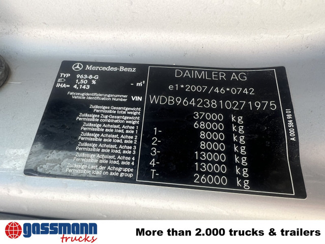 Mercedes-Benz Arocs 3251 LK 8x4/4, Retarder, Stahlmulde ca. - Ανατρεπόμενο όχημα: φωτογραφία 3 Mercedes-Benz Arocs 3251 LK 8x4/4, Retarder, Stahlmulde ca. - Ανατρεπόμενο όχημα: φωτογραφία 3