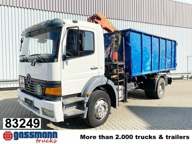 Mercedes-Benz Atego 1823 4x2 mit Kran Palfinger PK10500, - Φορτηγό ανατρεπόμενο, Φορτηγό με γερανό: φωτογραφία 1 Mercedes-Benz Atego 1823 4x2 mit Kran Palfinger PK10500, - Φορτηγό ανατρεπόμενο, Φορτηγό με γερανό: φωτογραφία 1