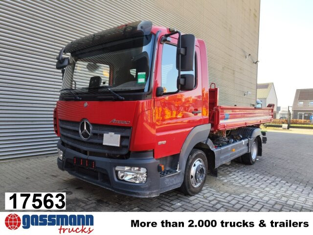 Mercedes-Benz Atego 818 K 4x2, Meiller-Kipper, 2 x AHK - Φορτηγό ανατρεπόμενο: φωτογραφία 1 Mercedes-Benz Atego 818 K 4x2, Meiller-Kipper, 2 x AHK - Φορτηγό ανατρεπόμενο: φωτογραφία 1