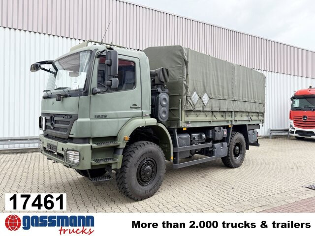 Mercedes-Benz Axor 1829 A 4x4, Ex- - Φορτηγό με ανοιχτή καρότσα: φωτογραφία 1 Mercedes-Benz Axor 1829 A 4x4, Ex- - Φορτηγό με ανοιχτή καρότσα: φωτογραφία 1