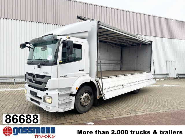 Mercedes-Benz Axor 1833 L 4x2, Getränkekoffer - Φορτηγό κόφα: φωτογραφία 1 Mercedes-Benz Axor 1833 L 4x2, Getränkekoffer - Φορτηγό κόφα: φωτογραφία 1