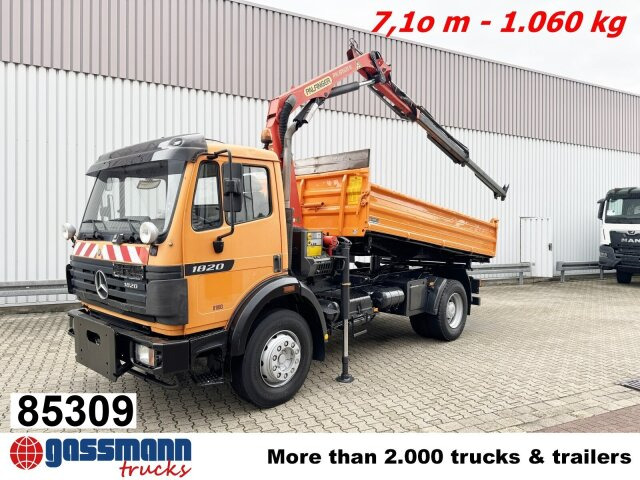 Mercedes-Benz SK II 1820/24 K 4x2, Winterdienstaustattung, - Φορτηγό ανατρεπόμενο, Φορτηγό με γερανό: φωτογραφία 1 Mercedes-Benz SK II 1820/24 K 4x2, Winterdienstaustattung, - Φορτηγό ανατρεπόμενο, Φορτηγό με γερανό: φωτογραφία 1