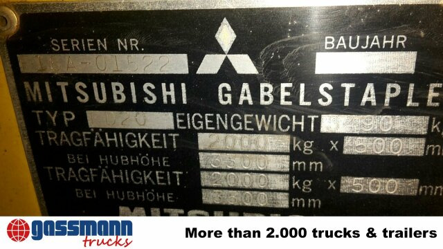 Mitsubishi FD20 - Πετρελαιοκίνητο περονοφόρο: φωτογραφία 3 Mitsubishi FD20 - Πετρελαιοκίνητο περονοφόρο: φωτογραφία 3