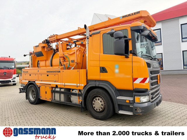 Σάρωθρο δρόμων Scania G 320 4x2, Müller Vacumaster ca. 5,5m³, Funk: φωτογραφία 9