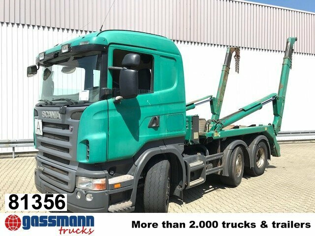 Scania R420 6x2/4 Vorlauflenk-/Liftachse - Φορτηγό καδοφόρος φορτωτής: φωτογραφία 1 Scania R420 6x2/4 Vorlauflenk-/Liftachse - Φορτηγό καδοφόρος φορτωτής: φωτογραφία 1