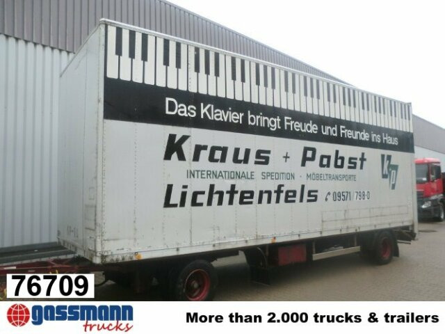 Sommer Sommer AC 160 TL, Möbelkofferanhänger, LBW, - Ρυμούλκα κόφα: φωτογραφία 1 Sommer Sommer AC 160 TL, Möbelkofferanhänger, LBW, - Ρυμούλκα κόφα: φωτογραφία 1