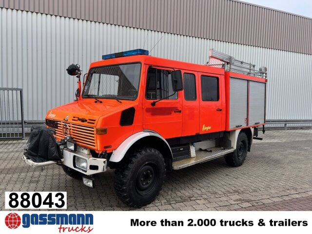 Unimog U 1300 L 4x4 Doka, LF8 - Πυροσβεστικό όχημα: φωτογραφία 1 Unimog U 1300 L 4x4 Doka, LF8 - Πυροσβεστικό όχημα: φωτογραφία 1