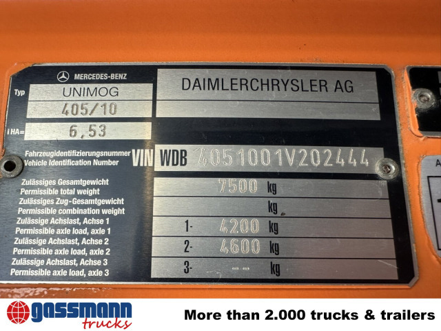 Unimog U300 405/10 4x4, Kommunalhydraulik, - Ελαφρύ επαγγελματικό: φωτογραφία 5 Unimog U300 405/10 4x4, Kommunalhydraulik, - Ελαφρύ επαγγελματικό: φωτογραφία 5