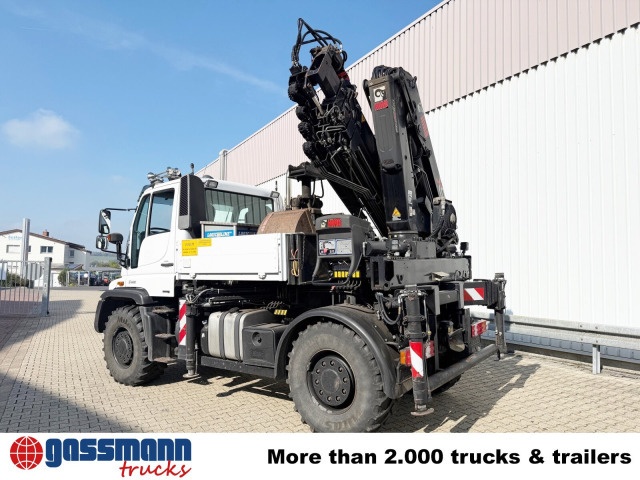 Unimog U400 4x4, Frontzapfwelle, Heckkran Hiab XS - Φορτηγό με ανοιχτή καρότσα, Φορτηγό με γερανό: φωτογραφία 2 Unimog U400 4x4, Frontzapfwelle, Heckkran Hiab XS - Φορτηγό με ανοιχτή καρότσα, Φορτηγό με γερανό: φωτογραφία 2