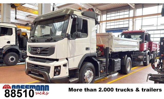 Volvo FMX 410 4x2 mit Kran Palfinger PK12000 - Φορτηγό ανατρεπόμενο, Φορτηγό με γερανό: φωτογραφία 1 Volvo FMX 410 4x2 mit Kran Palfinger PK12000 - Φορτηγό ανατρεπόμενο, Φορτηγό με γερανό: φωτογραφία 1