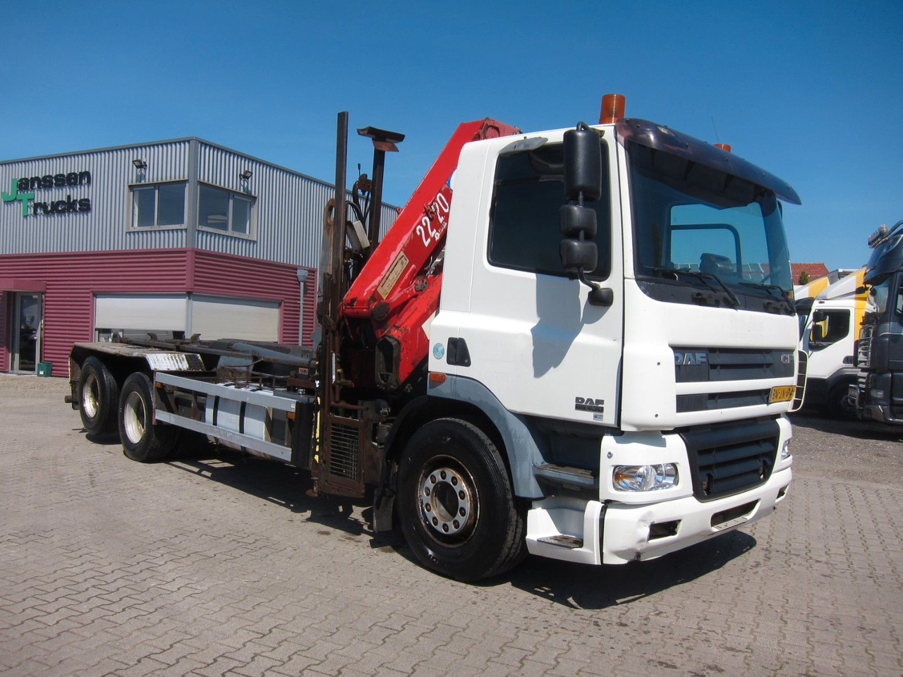 DAF CF 85 480 6x2 HMF 2220 3xhydr Remote Manual E3 - Φορτηγό φόρτωσης γάντζου, Φορτηγό με γερανό: φωτογραφία 1 DAF CF 85 480 6x2 HMF 2220 3xhydr Remote Manual E3 - Φορτηγό φόρτωσης γάντζου, Φορτηγό με γερανό: φωτογραφία 1