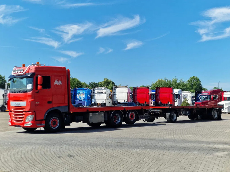 DAF XF 410 6x2 SpaceCab - Flatbed - Euro 6 + 2 axle trailer BPW - Φορτηγό με ανοιχτή καρότσα: φωτογραφία 3 DAF XF 410 6x2 SpaceCab - Flatbed - Euro 6 + 2 axle trailer BPW - Φορτηγό με ανοιχτή καρότσα: φωτογραφία 3
