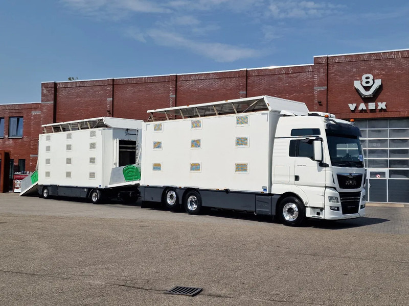 MAN TGX 500 6x2 - 3 deck Cuppers + 4 deck Cuppers 2019 trailer - Water & Ventilation - Night clima - - Φορτηγό μεταφορά ζώων: φωτογραφία 1 MAN TGX 500 6x2 - 3 deck Cuppers + 4 deck Cuppers 2019 trailer - Water & Ventilation - Night clima - - Φορτηγό μεταφορά ζώων: φωτογραφία 1