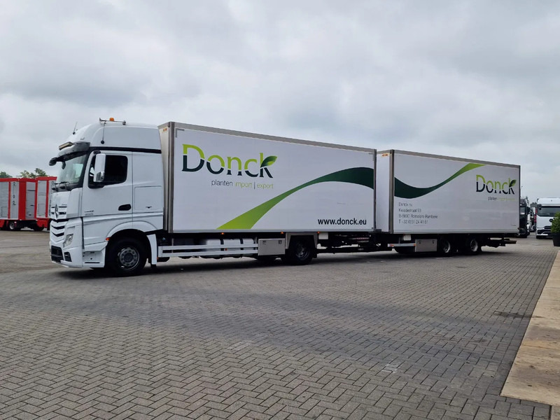 Mercedes-Benz Actros 1942 4x2 - Box with Loadlift - Full air + Pacton Trailer Loadlift - Heating system - Φορτηγό κόφα: φωτογραφία 3 Mercedes-Benz Actros 1942 4x2 - Box with Loadlift - Full air + Pacton Trailer Loadlift - Heating system - Φορτηγό κόφα: φωτογραφία 3