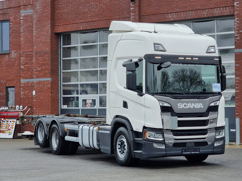 Scania G500 NGS Highline 6x2 - BDF - 4.75 WB - Retarder - Full air - Leather - Led - Φορτηγό μεταφοράς εμπορευματοκιβωτίων/ Κινητό αμάξωμα: φωτογραφία 1 Scania G500 NGS Highline 6x2 - BDF - 4.75 WB - Retarder - Full air - Leather - Led - Φορτηγό μεταφοράς εμπορευματοκιβωτίων/ Κινητό αμάξωμα: φωτογραφία 1