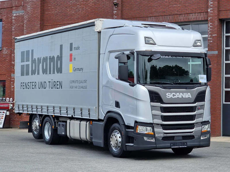 Scania R410 Highline 6x2 - Curtain sider - Retarder - Night clima - Forklift connection - Φορτηγό μουσαμάς: φωτογραφία 1 Scania R410 Highline 6x2 - Curtain sider - Retarder - Night clima - Forklift connection - Φορτηγό μουσαμάς: φωτογραφία 1