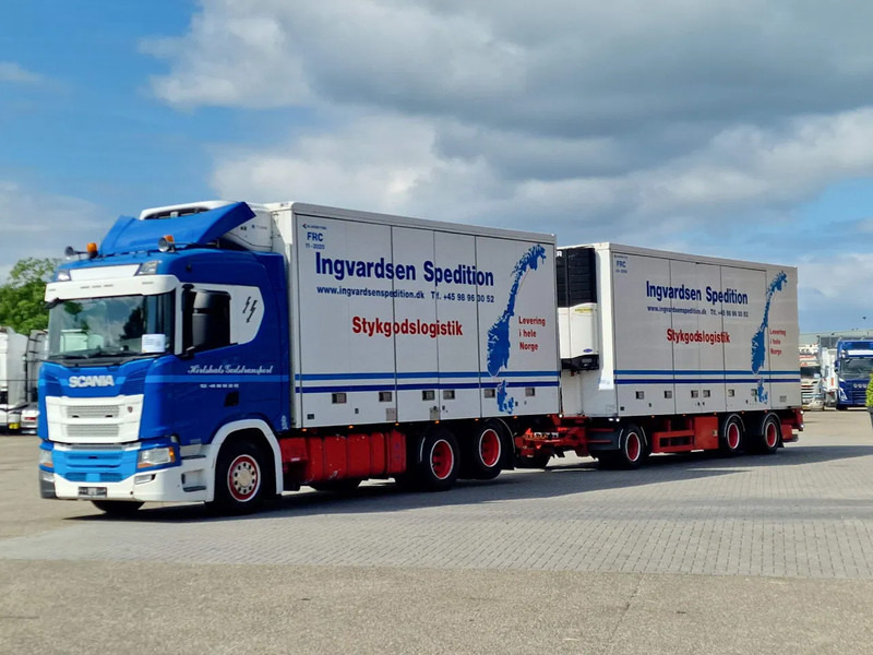 Scania R500 NGS B6X2NB / Trailer-Bygg 12-2004 / Frigobox Sidedoors / Rohrbahen / hooks - Φορτηγό ψυγείο: φωτογραφία 3 Scania R500 NGS B6X2NB / Trailer-Bygg 12-2004 / Frigobox Sidedoors / Rohrbahen / hooks - Φορτηγό ψυγείο: φωτογραφία 3