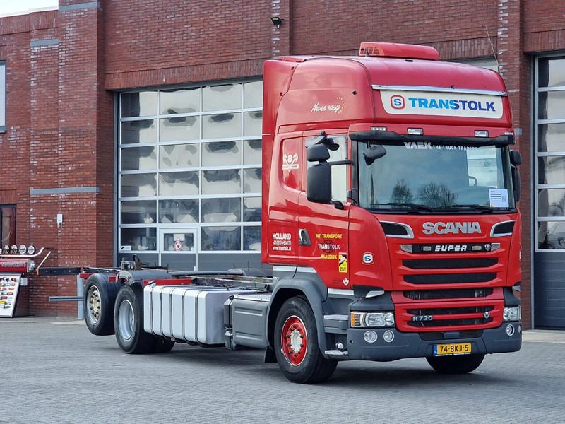 Scania R730 Topline 6x2*4 - Retarder - King of the Road - Night clima - Steering axle - Leather - Φορτηγό σασί: φωτογραφία 1 Scania R730 Topline 6x2*4 - Retarder - King of the Road - Night clima - Steering axle - Leather - Φορτηγό σασί: φωτογραφία 1