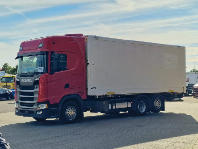 Scania S500 NGS Highline 6x2 - BDF - Full air - Loadlift - Box - Navi - Retarder - Φορτηγό μεταφοράς εμπορευματοκιβωτίων/ Κινητό αμάξωμα: φωτογραφία 3 Scania S500 NGS Highline 6x2 - BDF - Full air - Loadlift - Box - Navi - Retarder - Φορτηγό μεταφοράς εμπορευματοκιβωτίων/ Κινητό αμάξωμα: φωτογραφία 3