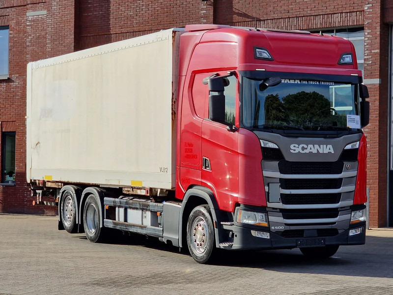 Scania S500 NGS Highline 6x2 - BDF - Full air - Loadlift - Box - Navi - Retarder - Φορτηγό μεταφοράς εμπορευματοκιβωτίων/ Κινητό αμάξωμα: φωτογραφία 1 Scania S500 NGS Highline 6x2 - BDF - Full air - Loadlift - Box - Navi - Retarder - Φορτηγό μεταφοράς εμπορευματοκιβωτίων/ Κινητό αμάξωμα: φωτογραφία 1