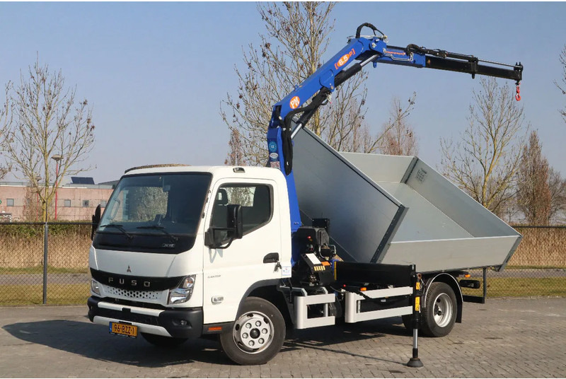 FUSO Canter 7C18 | 4X2 | 3-WAY TIPPER | PM 6.5 KRAN /CRANE - Φορτηγό με γερανό: φωτογραφία 1 FUSO Canter 7C18 | 4X2 | 3-WAY TIPPER | PM 6.5 KRAN /CRANE - Φορτηγό με γερανό: φωτογραφία 1