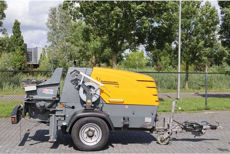 Putzmeister P718 TD | CONCRETE PUMP | LOW HOURS - Σταθερή αντλία σκυροδέματος: φωτογραφία 1 Putzmeister P718 TD | CONCRETE PUMP | LOW HOURS - Σταθερή αντλία σκυροδέματος: φωτογραφία 1
