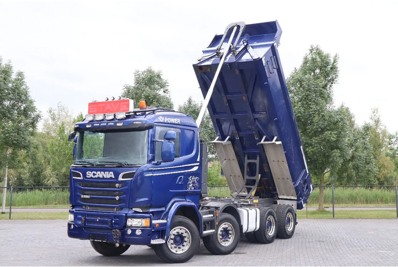 Scania R580 V8 | FULL STEEL | BIG AXLES | RETARDER | EURO 6 - Φορτηγό ανατρεπόμενο: φωτογραφία 1 Scania R580 V8 | FULL STEEL | BIG AXLES | RETARDER | EURO 6 - Φορτηγό ανατρεπόμενο: φωτογραφία 1