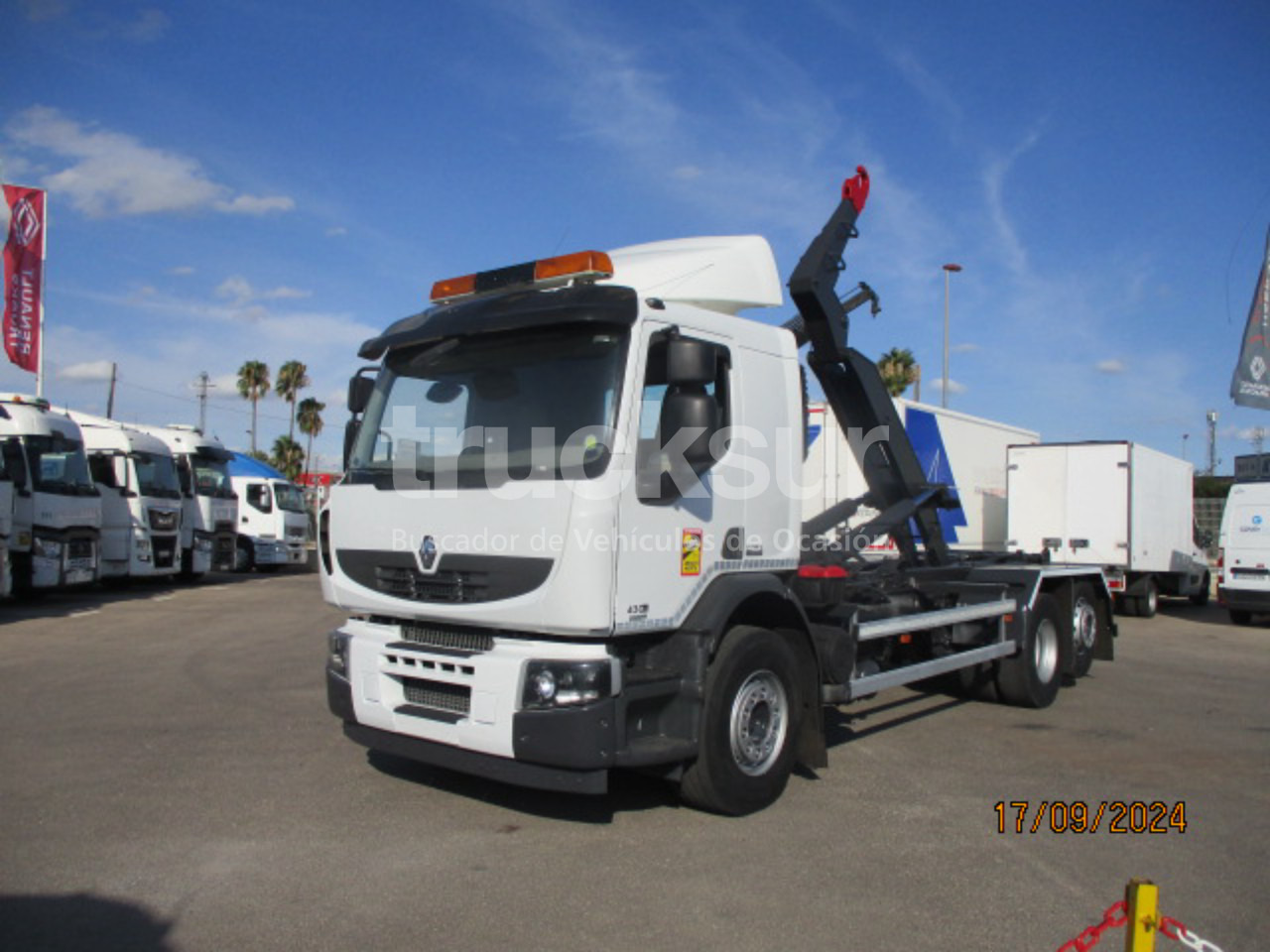 RENAULT PREMIUM 430.26 LANDER - Φορτηγό φόρτωσης γάντζου: φωτογραφία 1 RENAULT PREMIUM 430.26 LANDER - Φορτηγό φόρτωσης γάντζου: φωτογραφία 1