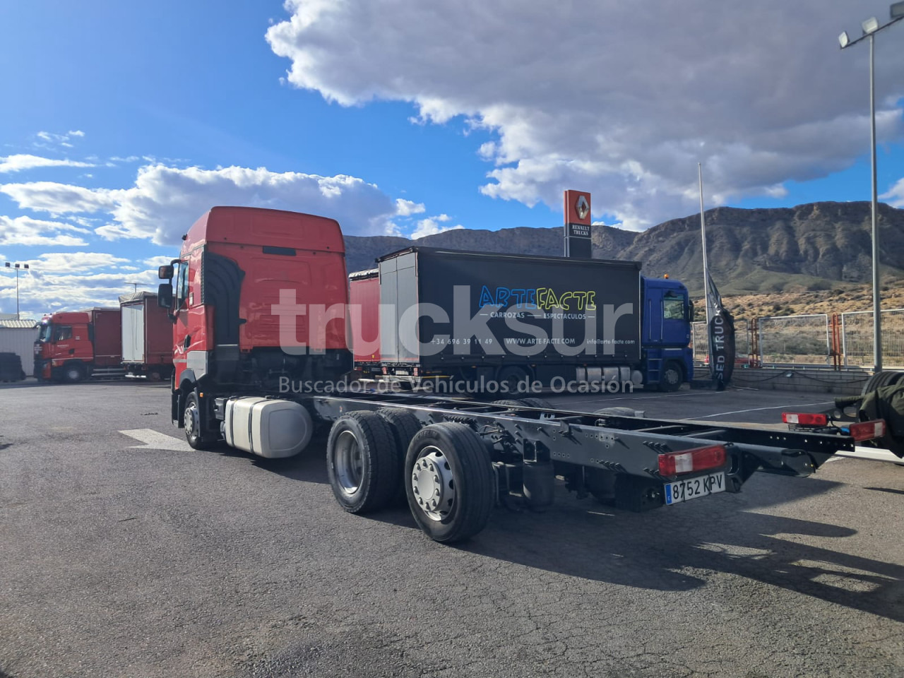 RENAULT T480 HIGH SLEEPER CAB 6X2*4 ejes 6x2*4 - Φορτηγό σασί: φωτογραφία 4 RENAULT T480 HIGH SLEEPER CAB 6X2*4 ejes 6x2*4 - Φορτηγό σασί: φωτογραφία 4